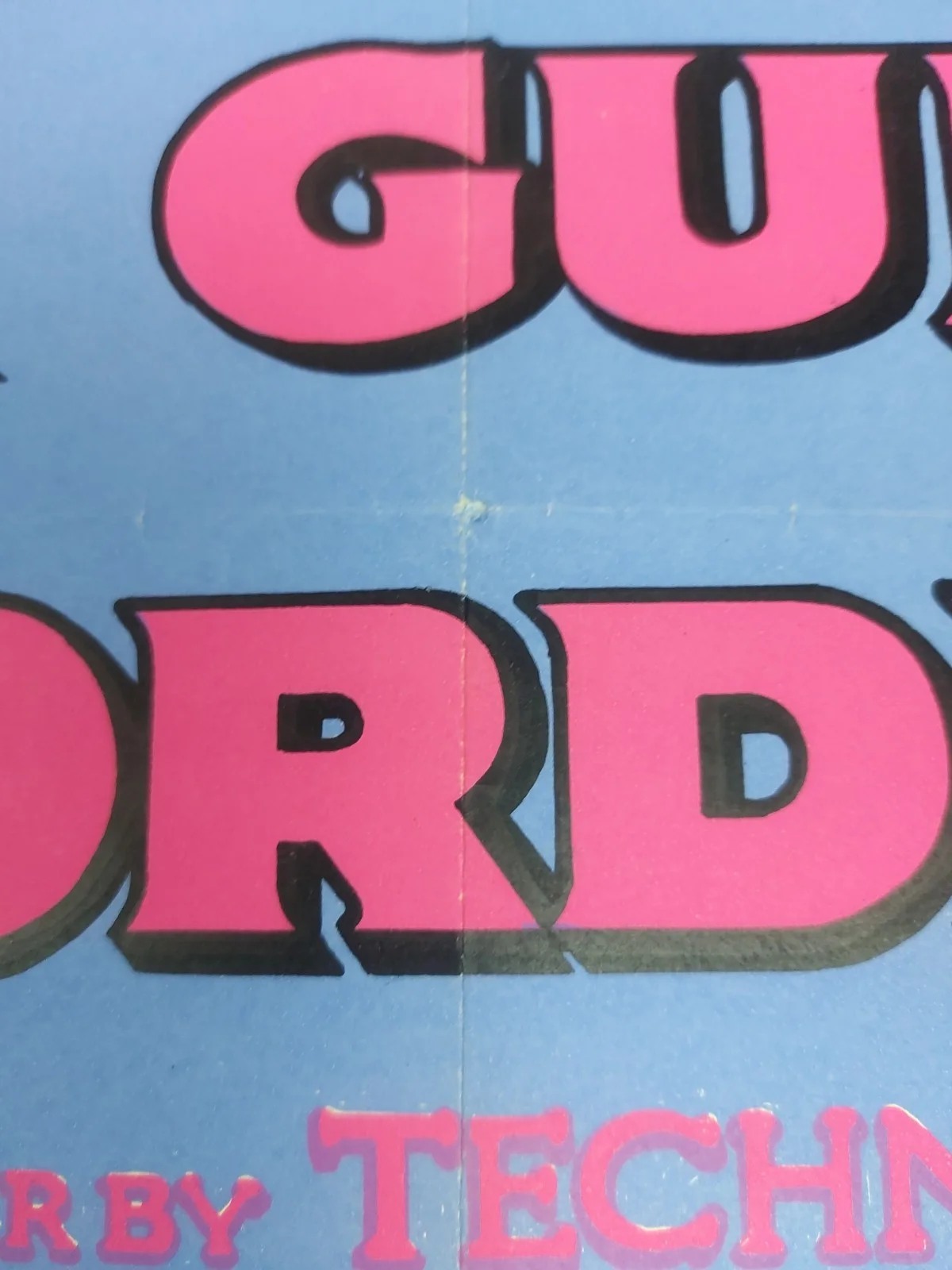 FOUR GUNS TO THE BORDER ORIGINAL UK QUAD FILM POSTER 1954, изображение 5