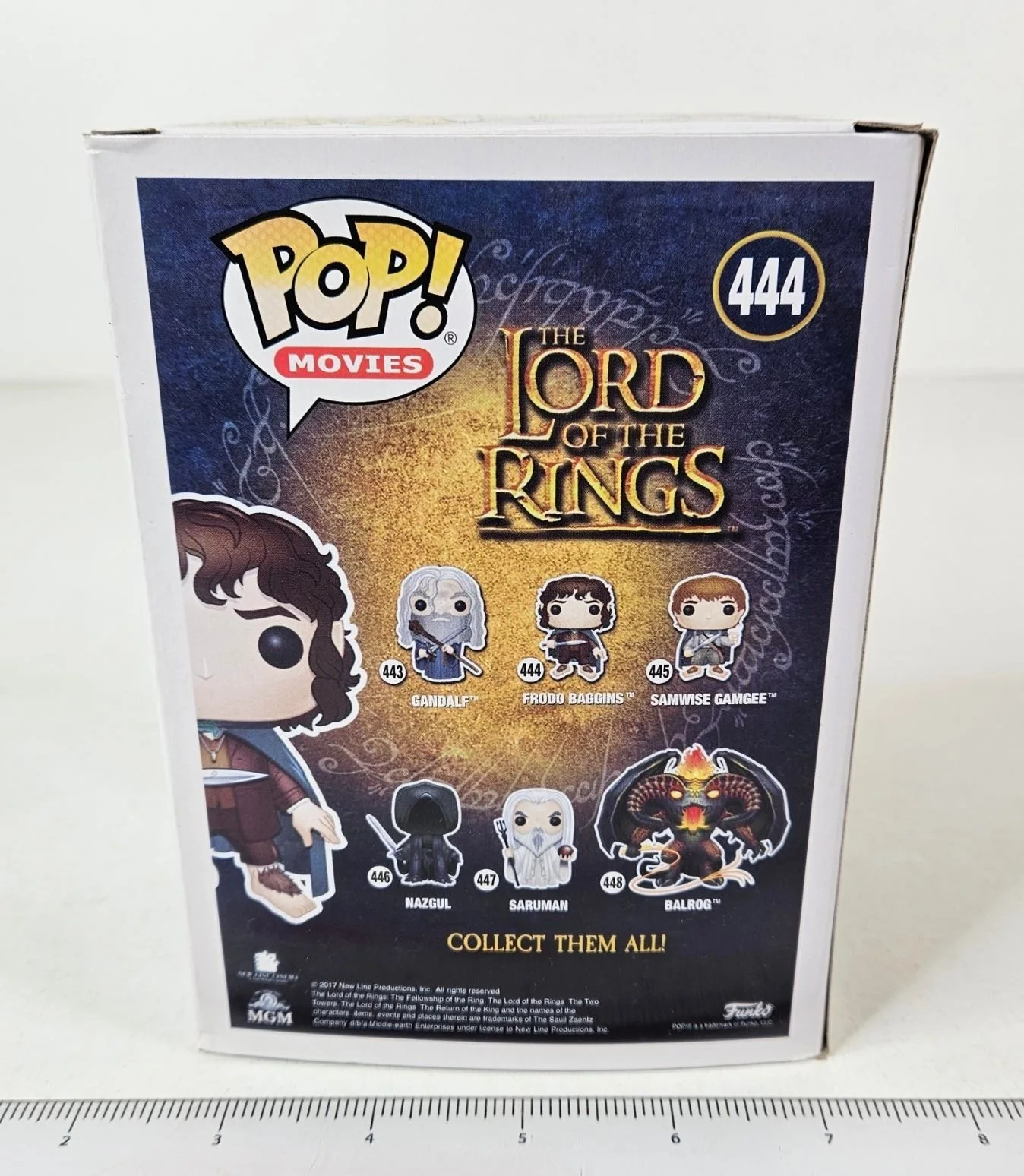 Elijah Wood — Elijah Wood Signed Zombie FRODO LOTR 444 Funko Pop! LE Glow Chase WWOC Authentic, изображение 3