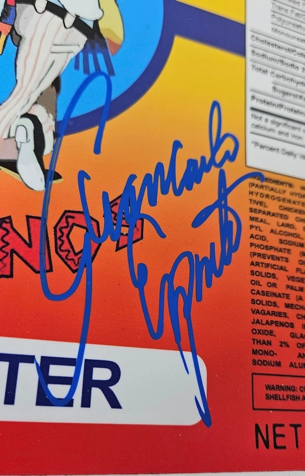 Giancarlo Esposito — Breaking Bad "GUS" Signed Los Pollos Hermanos Bucket Label W/COA&Photo..., image 2