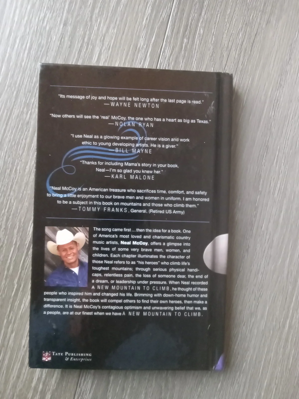 Signed; A New Mountain To Climb by Neal McCoy; Autograph; hardcover book, image 3