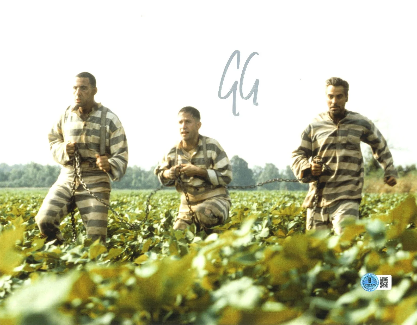 GEORGE CLOONEY — GEORGE CLOONEY SIGNED AUTOGRAPH O BROTHER, WHERE ART THOU? 11X14 PHOTO BECKETT