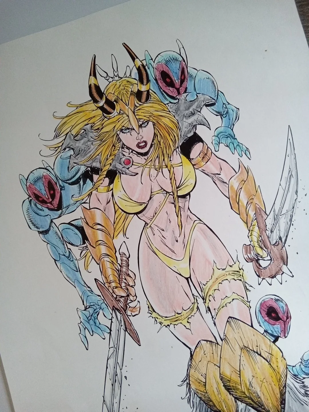 Rob Liefeld Signed 11"x17" Color Print 28/200 JSA - DK, image 5
