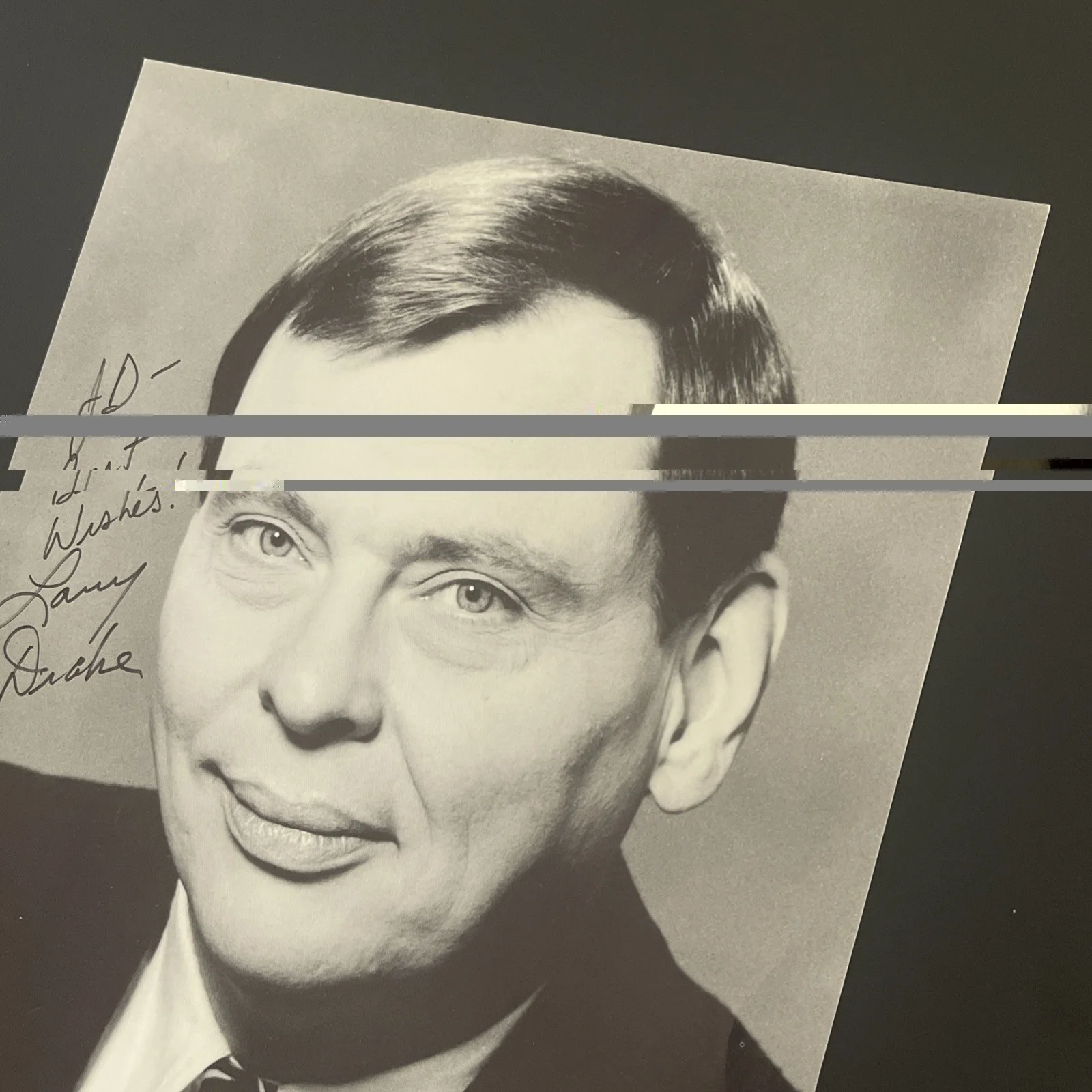 LARRY DRAKE of LA LAW: Hand Signed Celebrity Photo 8 x 10” / KSK, изображение 3