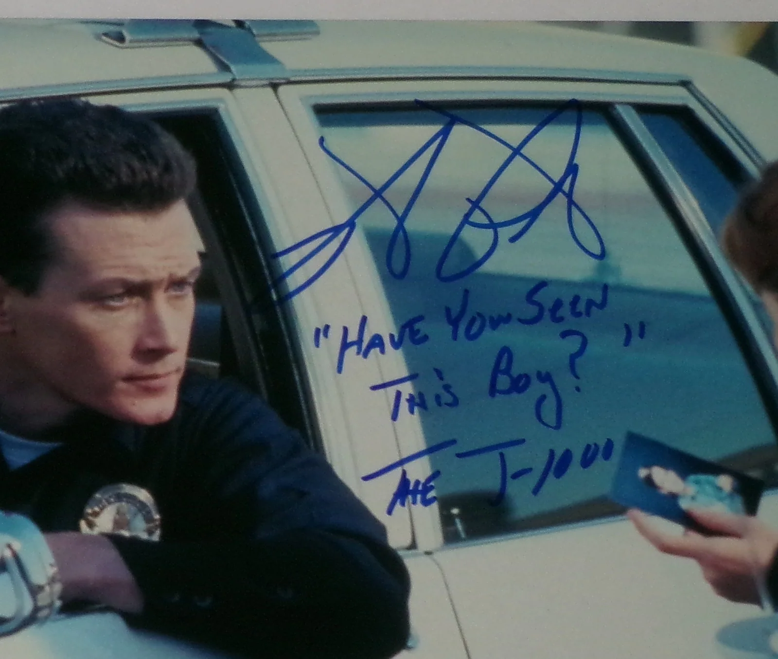 Robert Patrick — Terminator Robert Patrick T-1000 Signed 11x14 Photo JSA CERT with Inscription, image 2