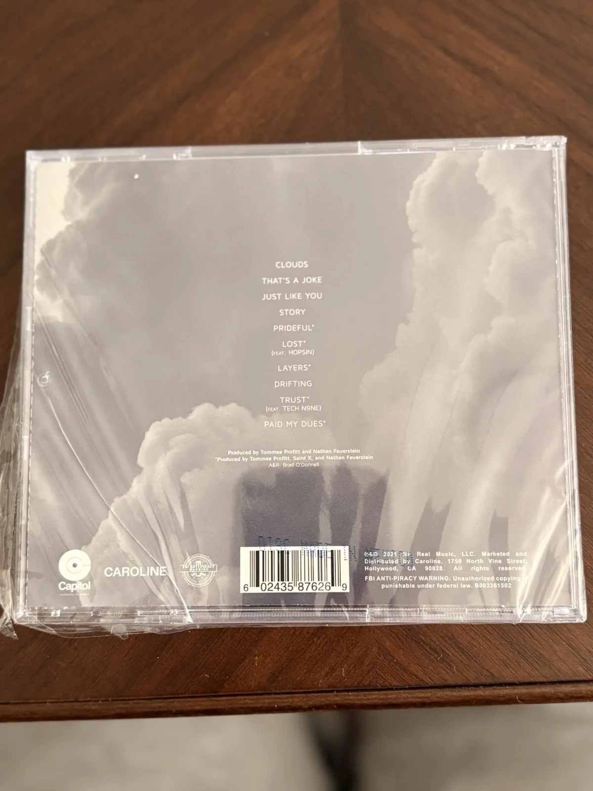 NF Clouds (The Mixtape) CD, Signed Autographed, Sealed, image 2