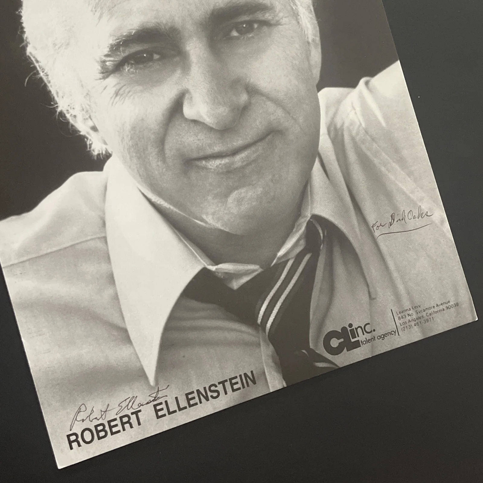 ROBERT ELLENSTEIN Mission Impossible: Hand Signed Celebrity Photo 8 x 10” / KSK, image 4