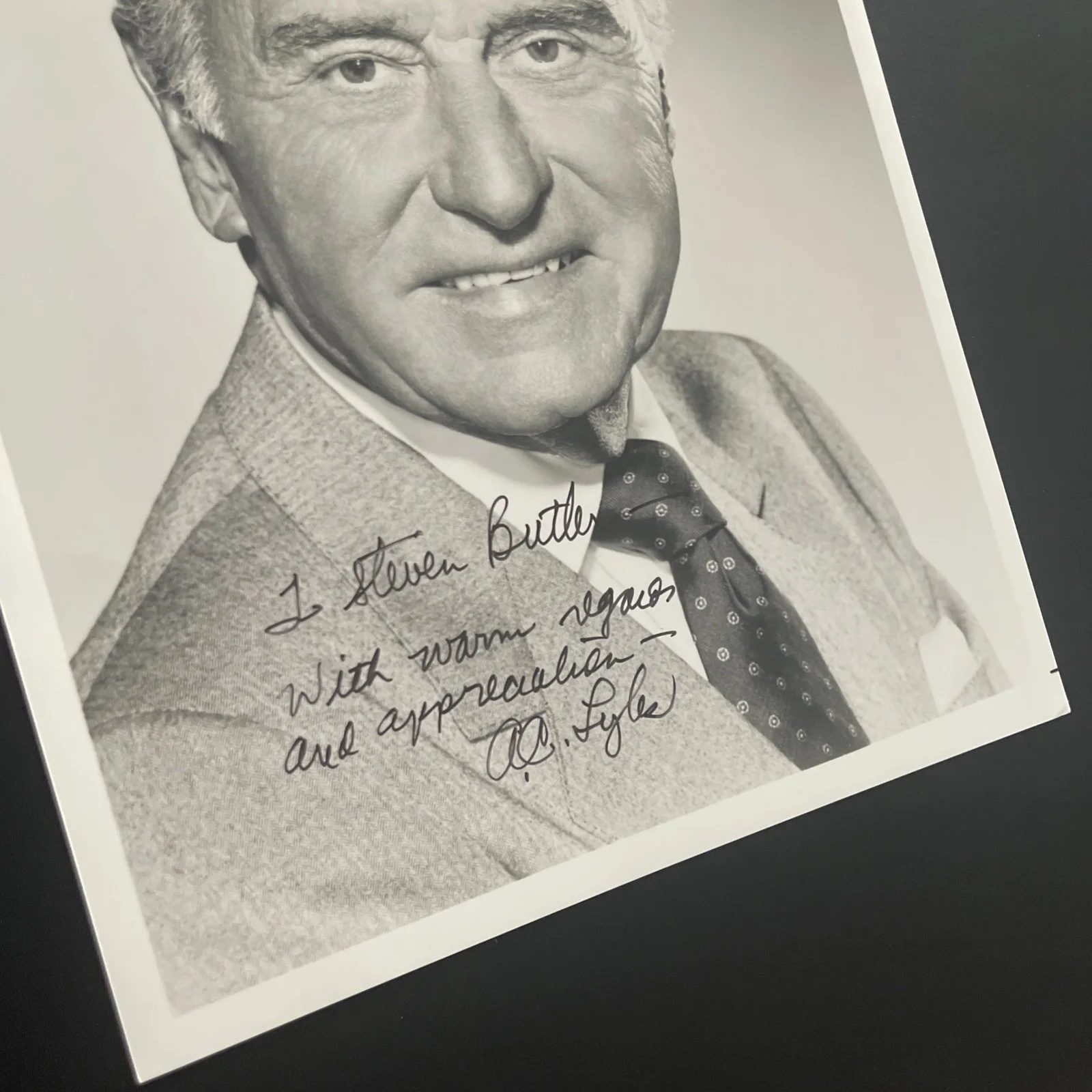 A.C. LYLES Legendary Hollywood Producer: Hand Signed Celebrity Photo 8x10” /KSK, изображение 4