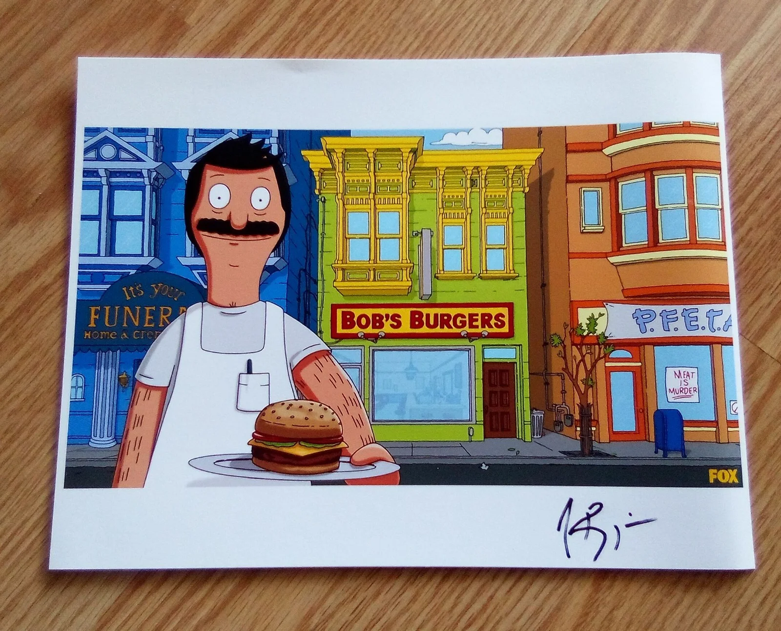 H. Jon Benjamin — H. JON BENJAMIN SIGNED AUTOGRAPHED 8.5x11 PHOTO BOB'S BURGERS ARCHER