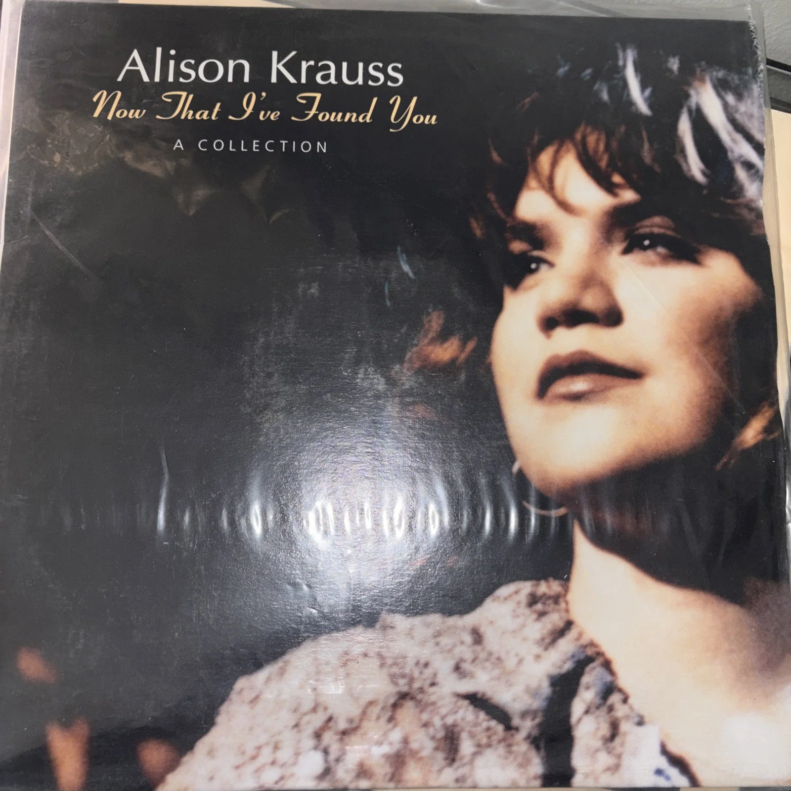 Alison Krauss Signed Inscribed LP Now That I've Found You w/ insert Water Damage, изображение 3