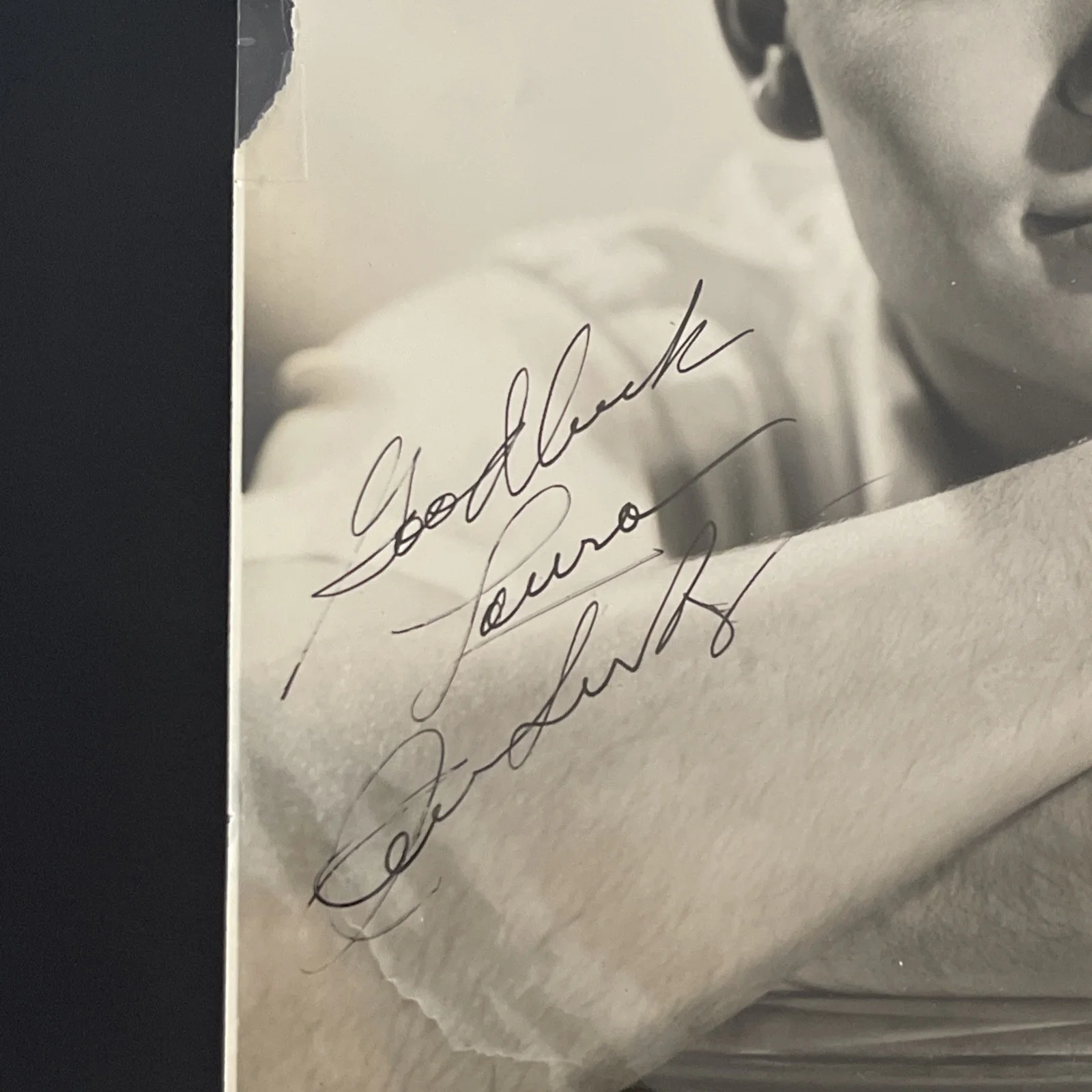 DAN O’HERLIHY Robinson Crusoe: Hand Signed Celebrity Photo 7.5 x 9”/ KSK, image 2