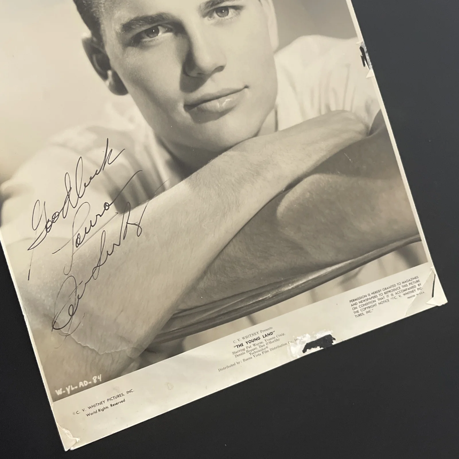 DAN O’HERLIHY Robinson Crusoe: Hand Signed Celebrity Photo 7.5 x 9”/ KSK, image 4