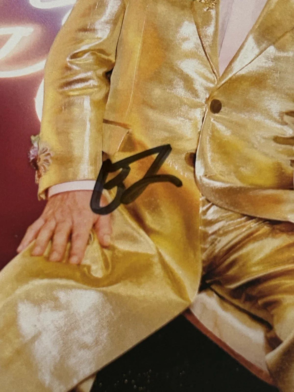 ELTON JOHN Signed AUTOGRAPHED Who Believes In Angels VINYL INSERT **JSA LETTER**, изображение 4