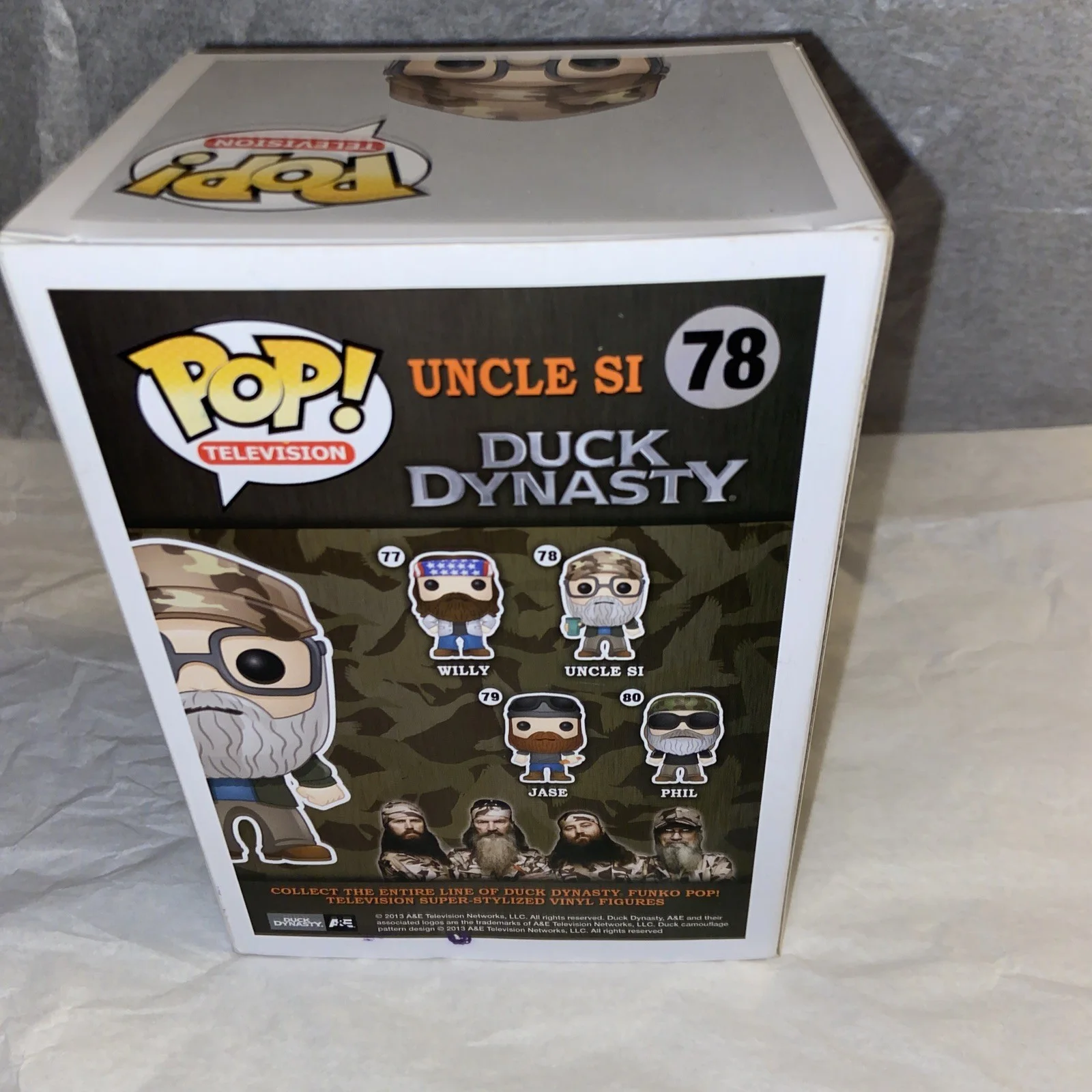 Si Robertson — Si Robertson signed Duck Dynasty Uncle Si Funko Pop 78, image 3