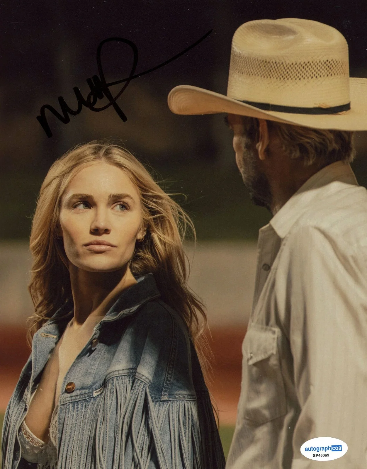 Michelle Randolph — Michelle Randolph signed "LANDMAN" 8x10 Photo EXCT PROOF b Hot SEXY Ainsley ACOA, изображение 4