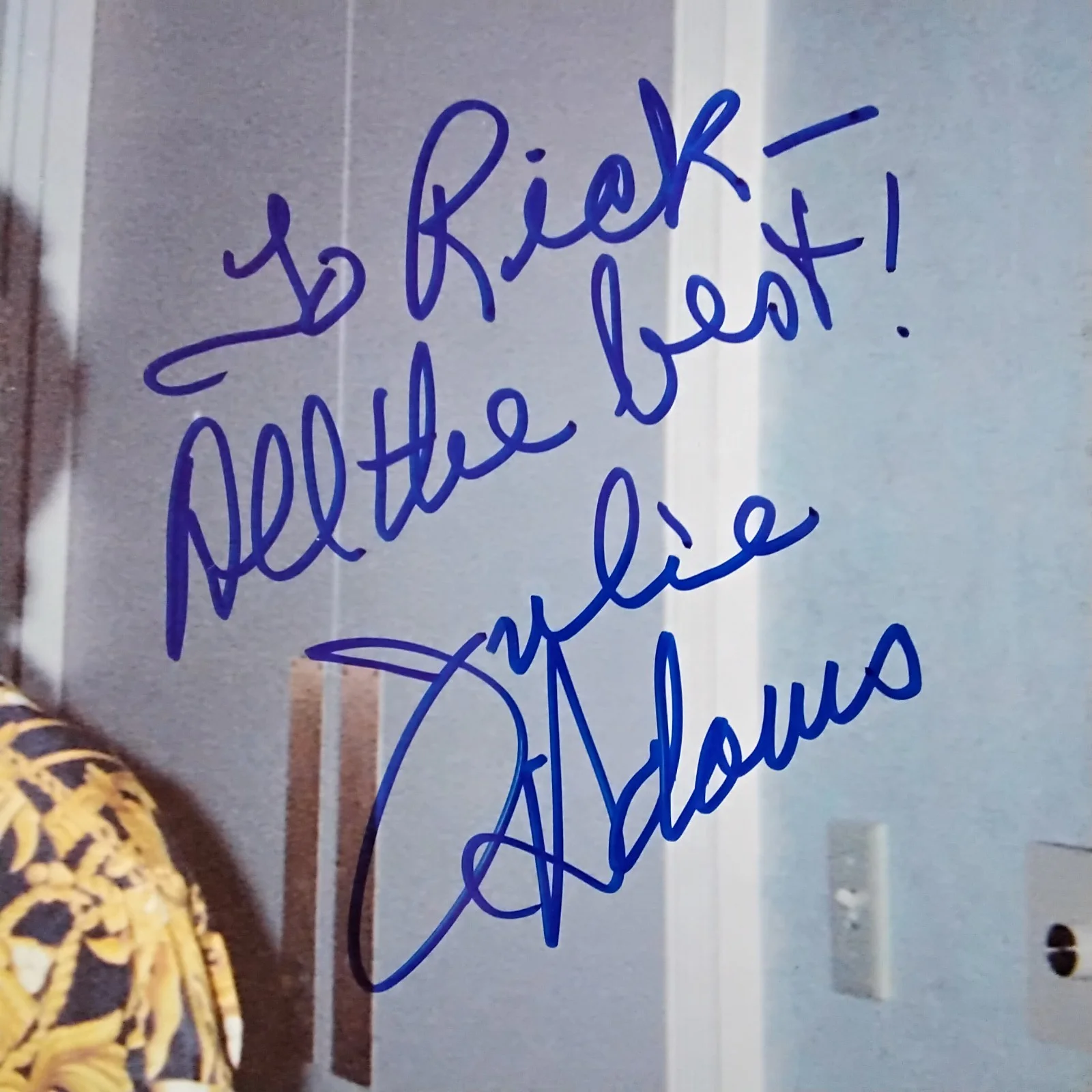 Julie Adams SIGNED 8x10 Photo 50s Movie Actress Creature From The Black Lagoon, изображение 4