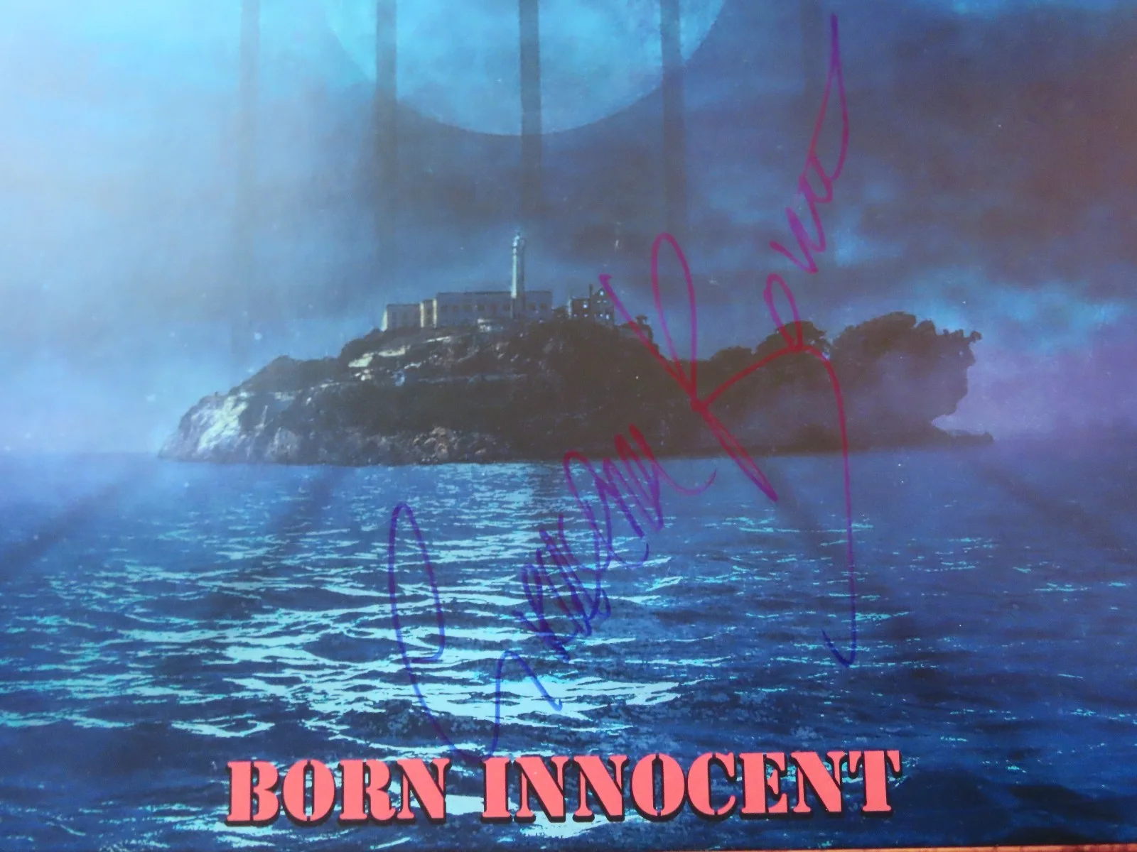 GRAHAM BONNET signed ALCATRAZZ "Born Innocent" 2020 Record COA, image 2