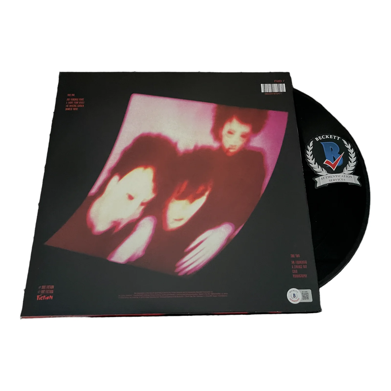 ROBERT SMITH SIGNED AUTOGRAPH THE CURE PORNOGRAPHY LP VINYL ALBUM BECKETT BAS, image 2
