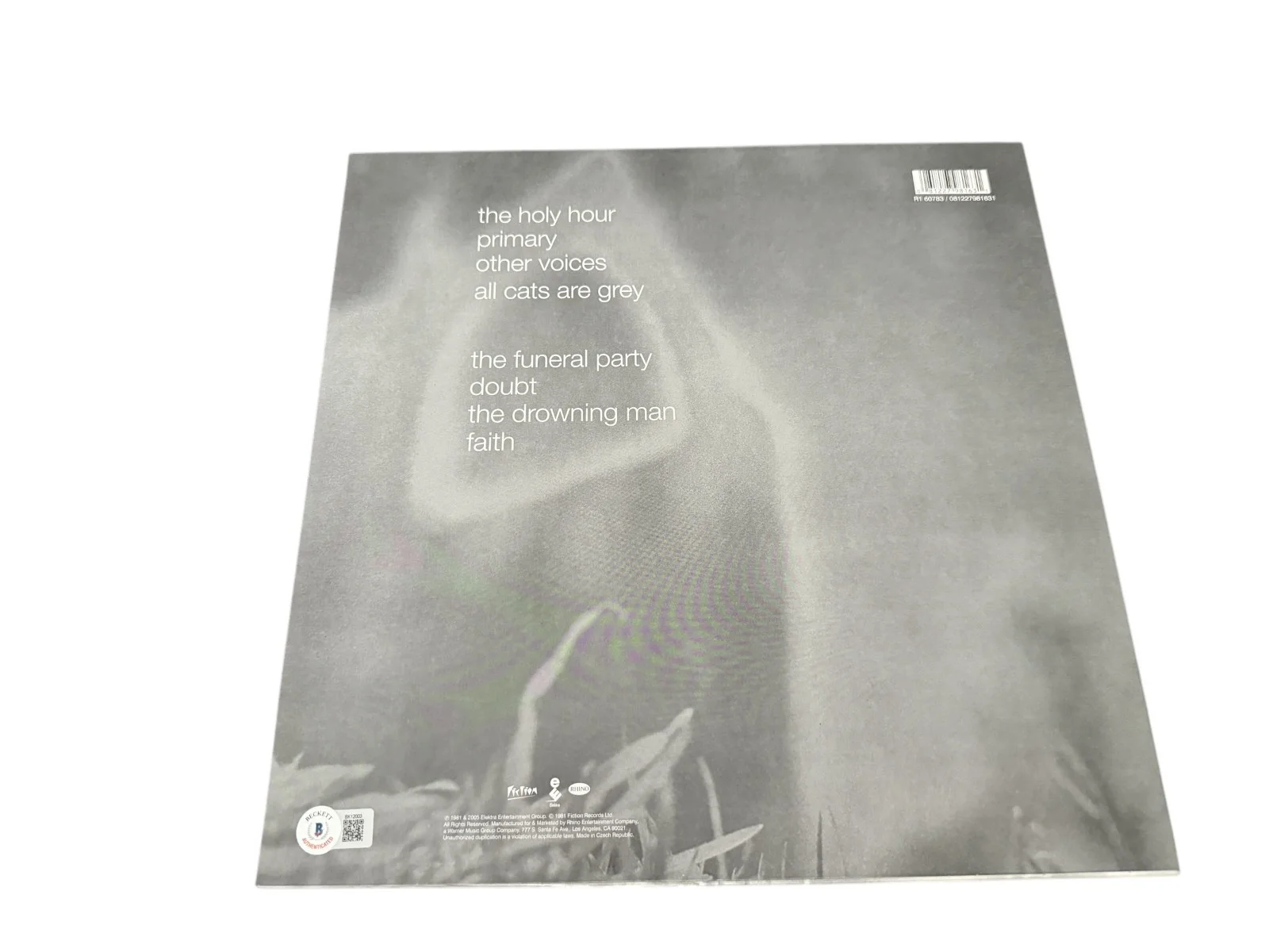 ROBERT SMITH SIGNED AUTOGRAPH THE CURE FAITH LP VINYL ALBUM BECKETT BAS, image 2