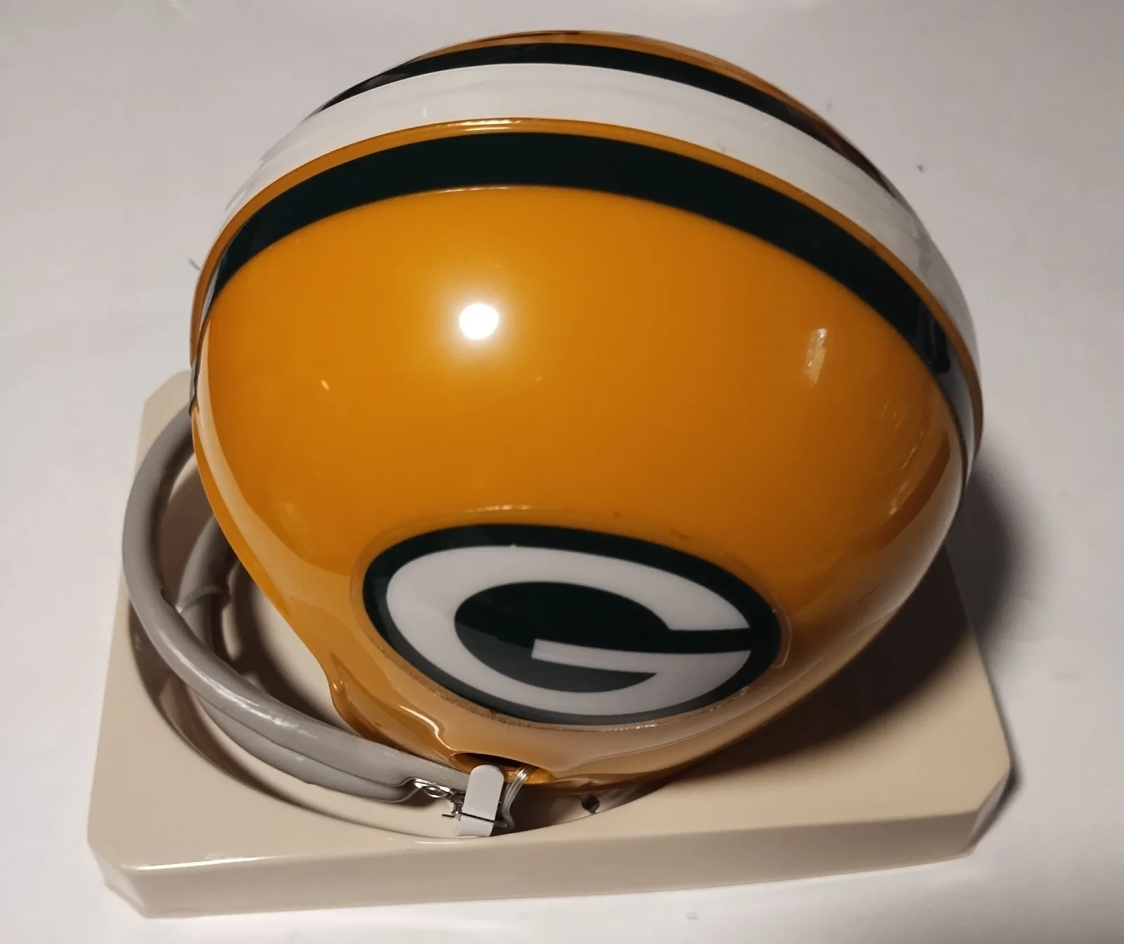 JIM TAYLOR SIGNED GREEN BAY PACKERS MINI HELMET HALL OF FAME 1976 JSA CD28863, изображение 3