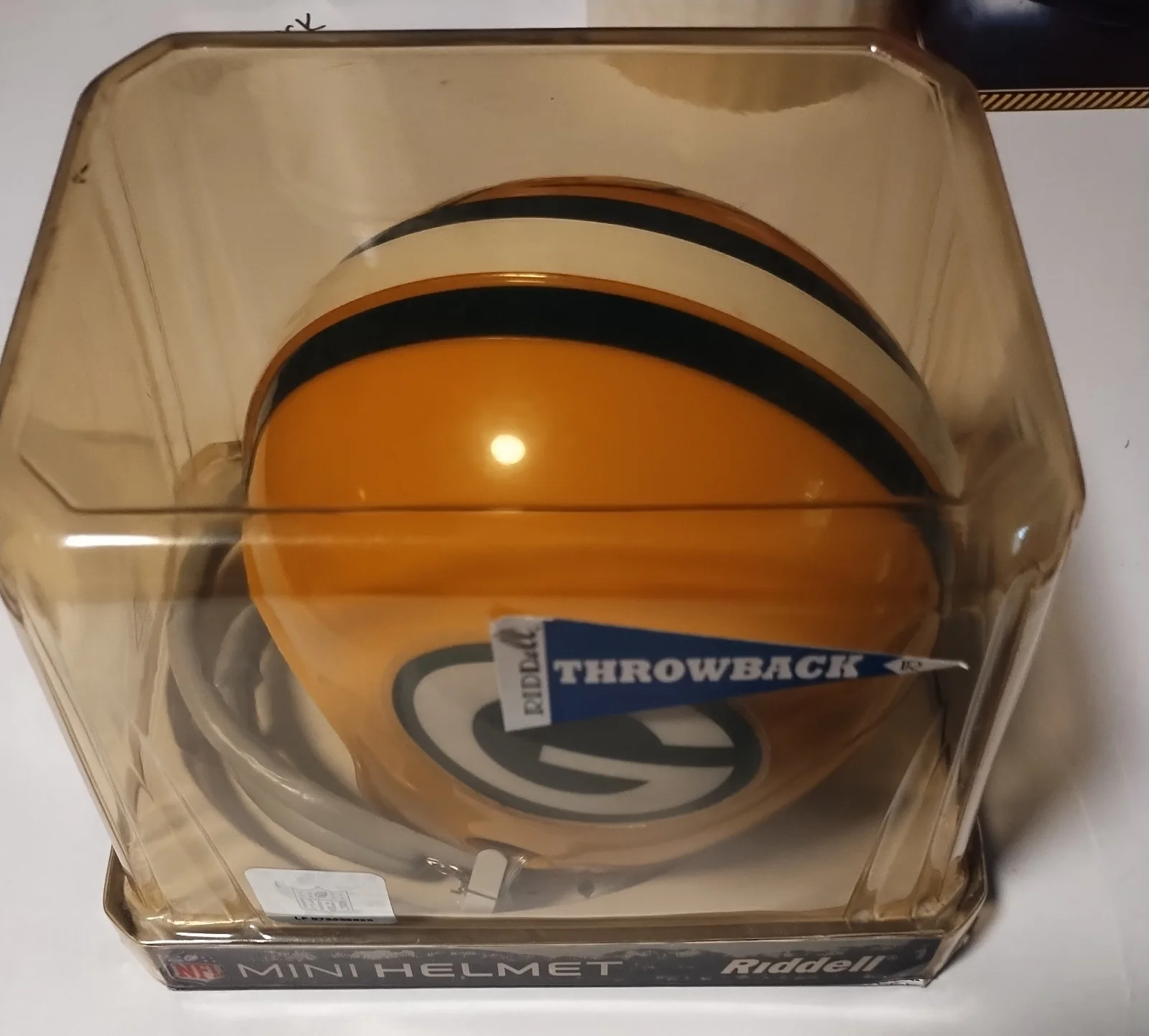 JIM TAYLOR SIGNED GREEN BAY PACKERS MINI HELMET HALL OF FAME 1976 JSA CD28863, изображение 4