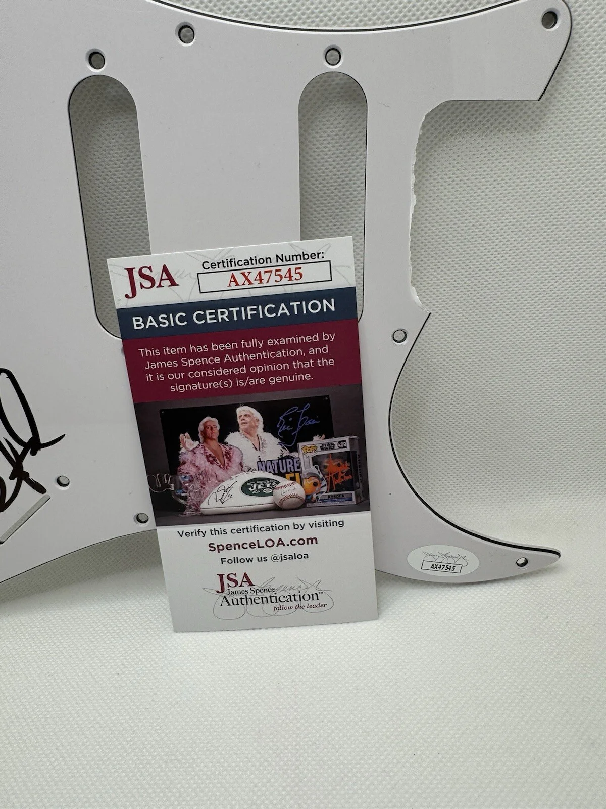 Carter Beauford — CARTER BEAUFORD SIGNED AUTOGRAPHED FENDER GUITAR PICKGUARD JSA DAVE MATTHEWS, изображение 4