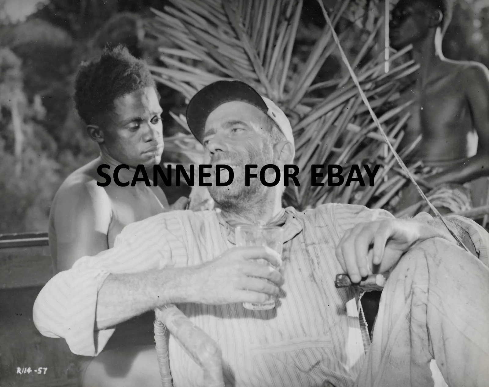 3 stills Humphrey Bogart & Katharine Hepburn C. S. Forester's The African Queen, изображение 2