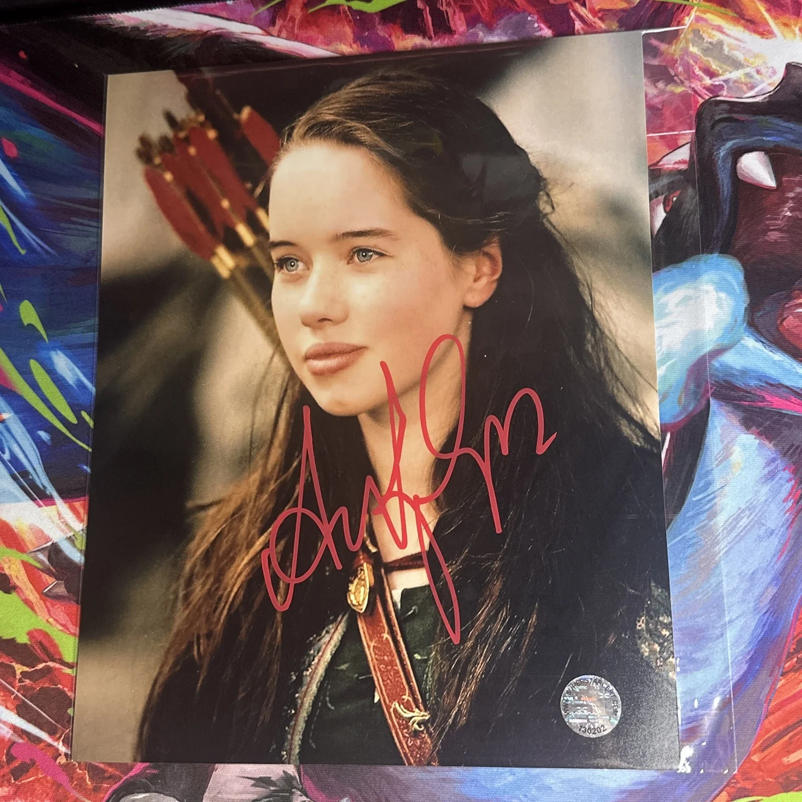 Anna Popplewell - Signed 8x10 Photo - Mint With COA -, image 2