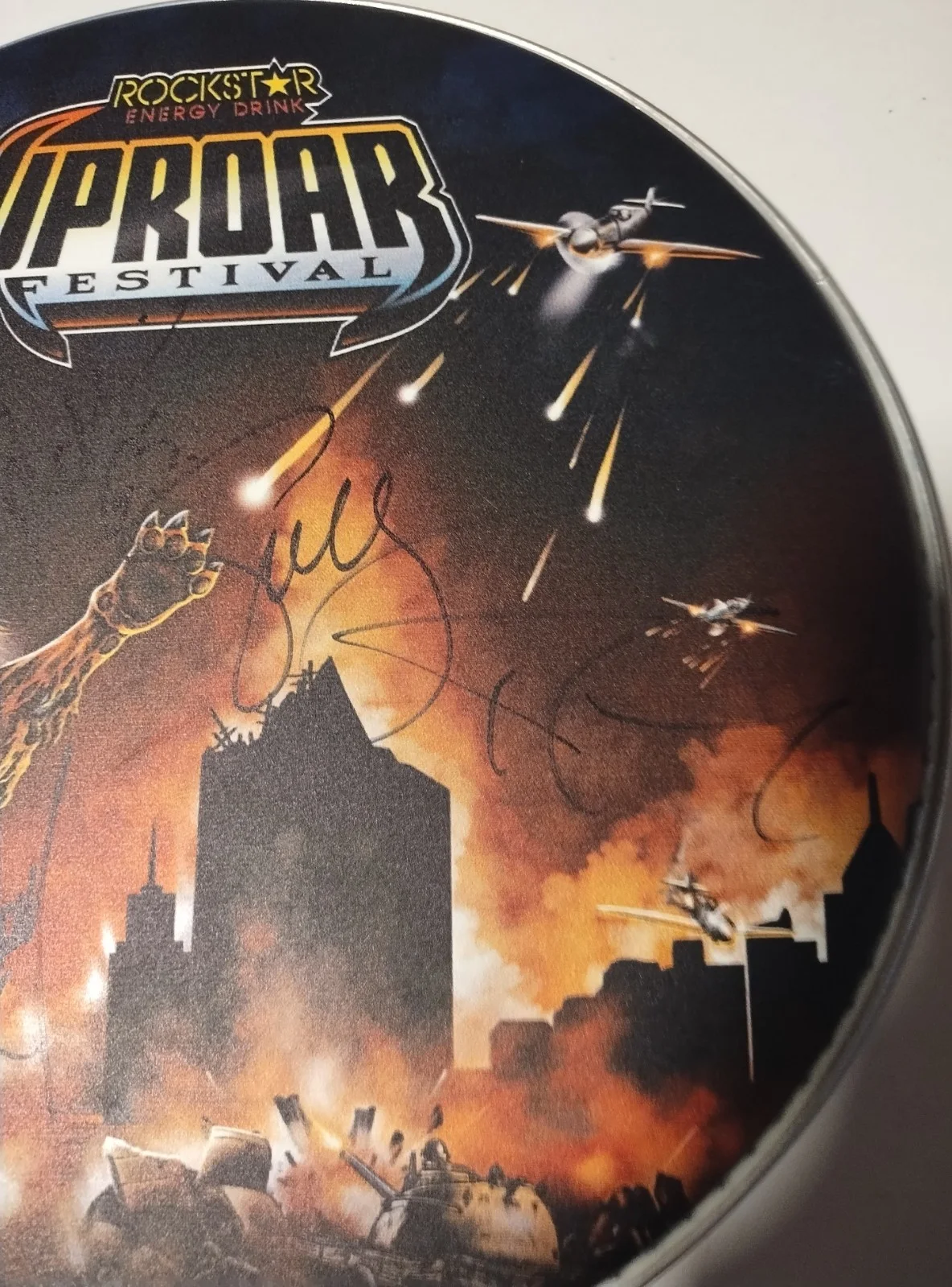 GODSMACK SIGNED DRUM HEAD CD LP SULLY ERNA CUSTOM UPROAR AWAKE TONY SHANNON JSA, image 5