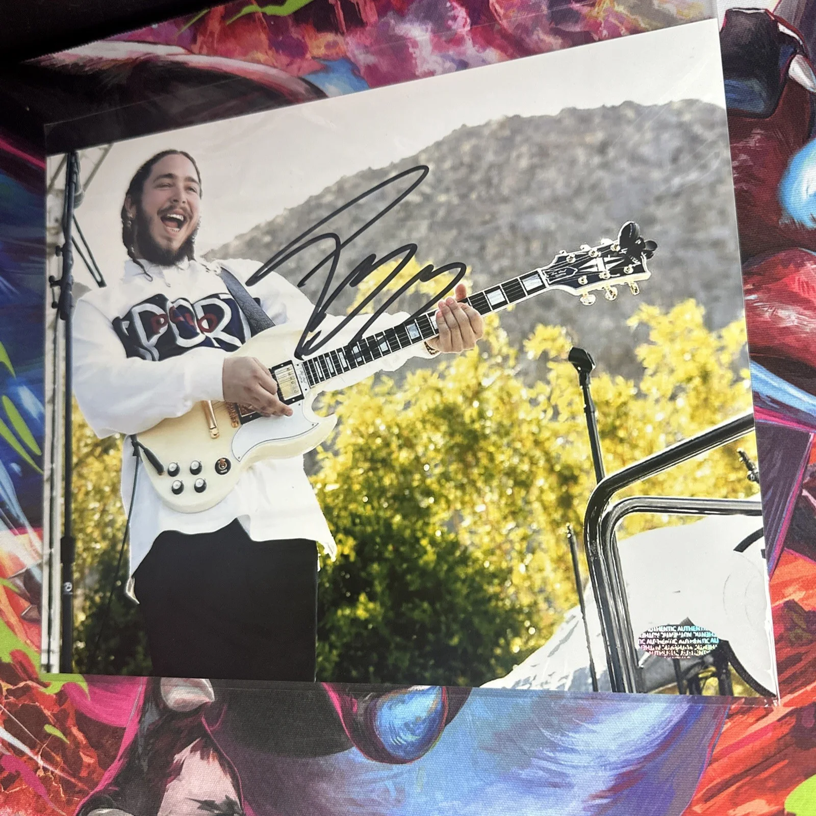 Post Malone - Signed 8x10 Photo - Mint With COA, image 3