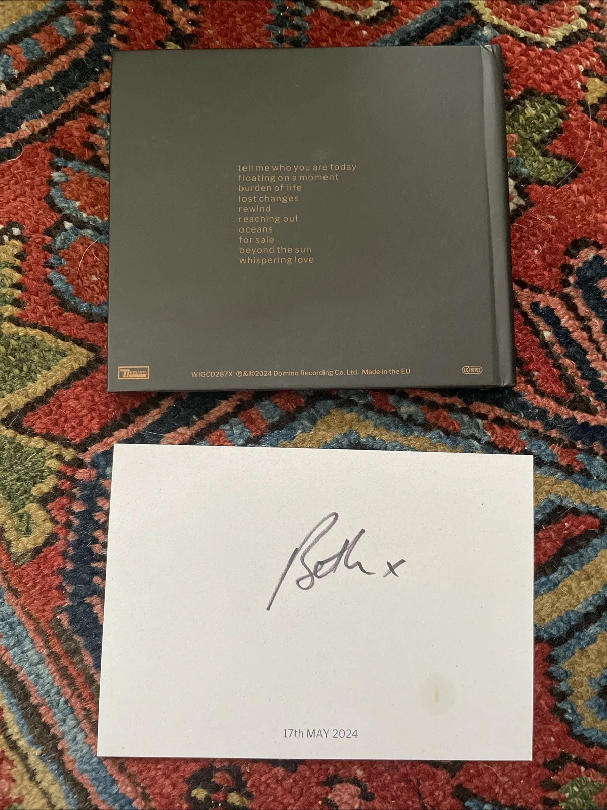 AUTOGRAPHED SIGNED Beth Gibbons Lives Outgrown CD + Postcard Portishead, image 2