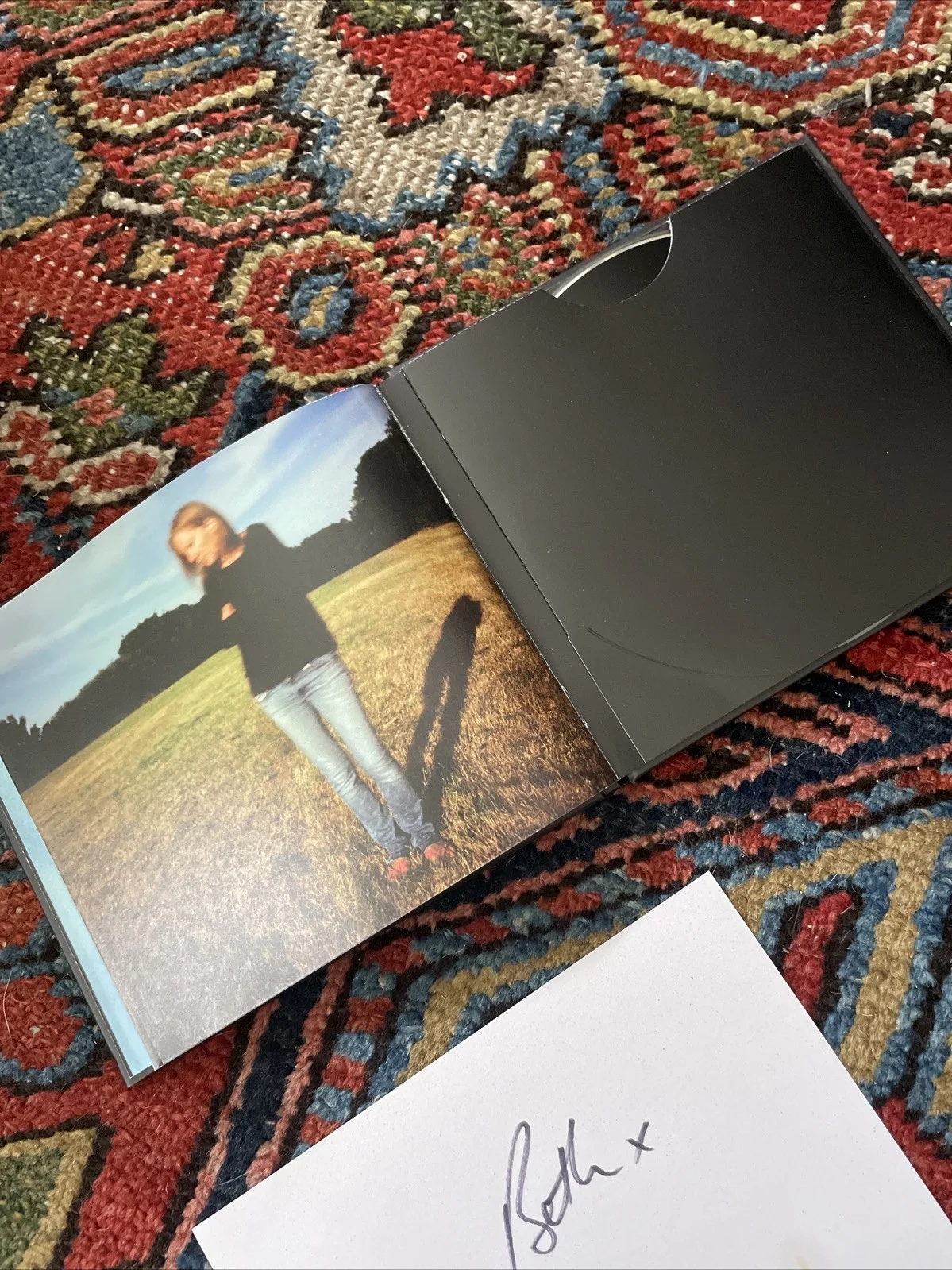AUTOGRAPHED SIGNED Beth Gibbons Lives Outgrown CD + Postcard Portishead, image 4