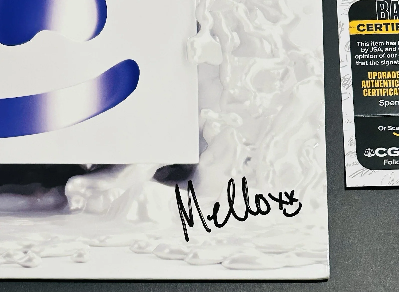 MARSHMELLO SIGNED SHOCKWAVE LP PURPLE VINYL RECORD ALBUM AUTOGRAPHED/SIGNED JSA, изображение 2