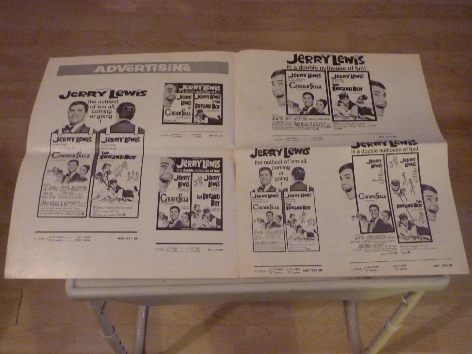 Jerry Lewis CINDERFELLA/THE ERRAND BOY VINTAGE RARE PRESS BOOK MANUAL 1960/1961, image 4