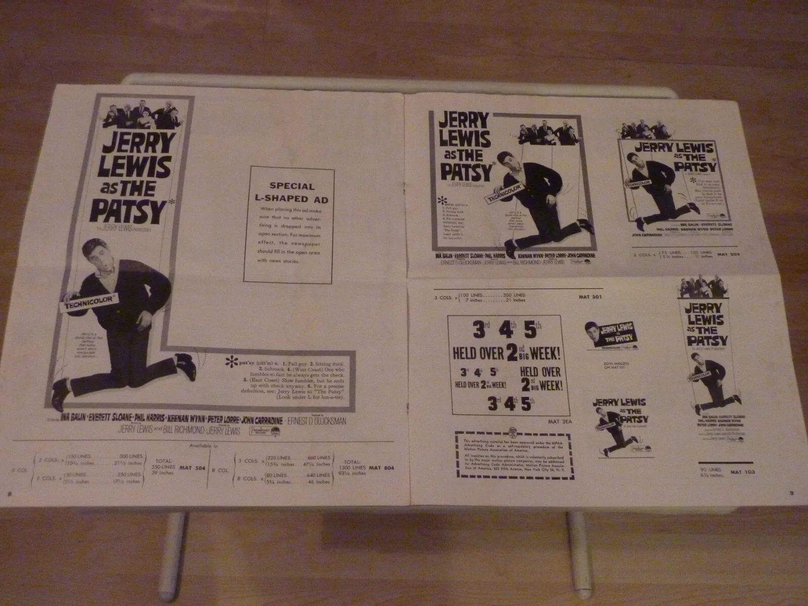 Jerry Lewis THE PATSY VINTAGE RARE PRESS BOOK MANUAL 1964, image 5