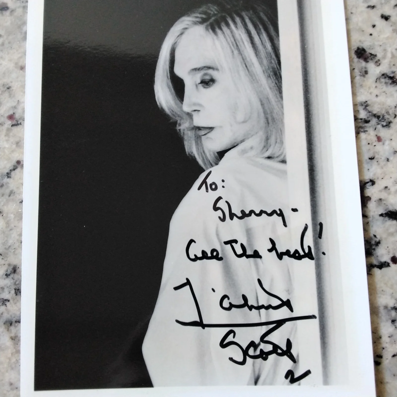 Lizabeth Scott SIGNED 5x7 Photo 50s Movie Actress Film Noir Dark City The Racket, изображение 2