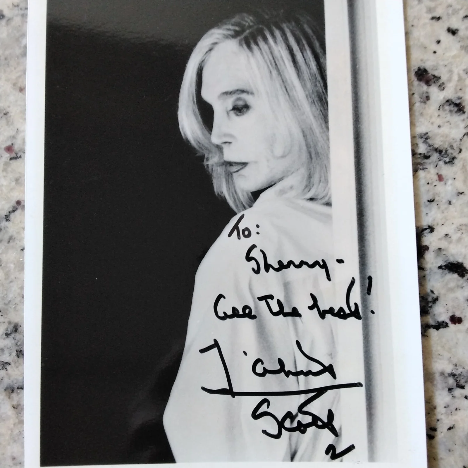 Lizabeth Scott SIGNED 5x7 Photo 50s Movie Actress Film Noir Dark City The Racket, изображение 5