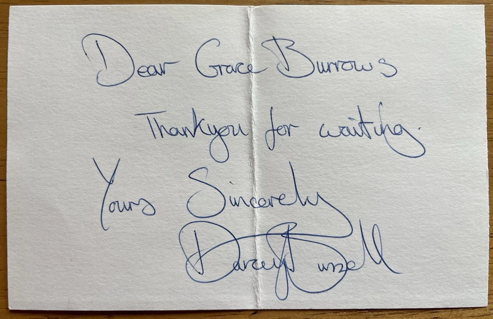 British Ballerina & TV Personality Darcey Bussell Autograph, изображение 2