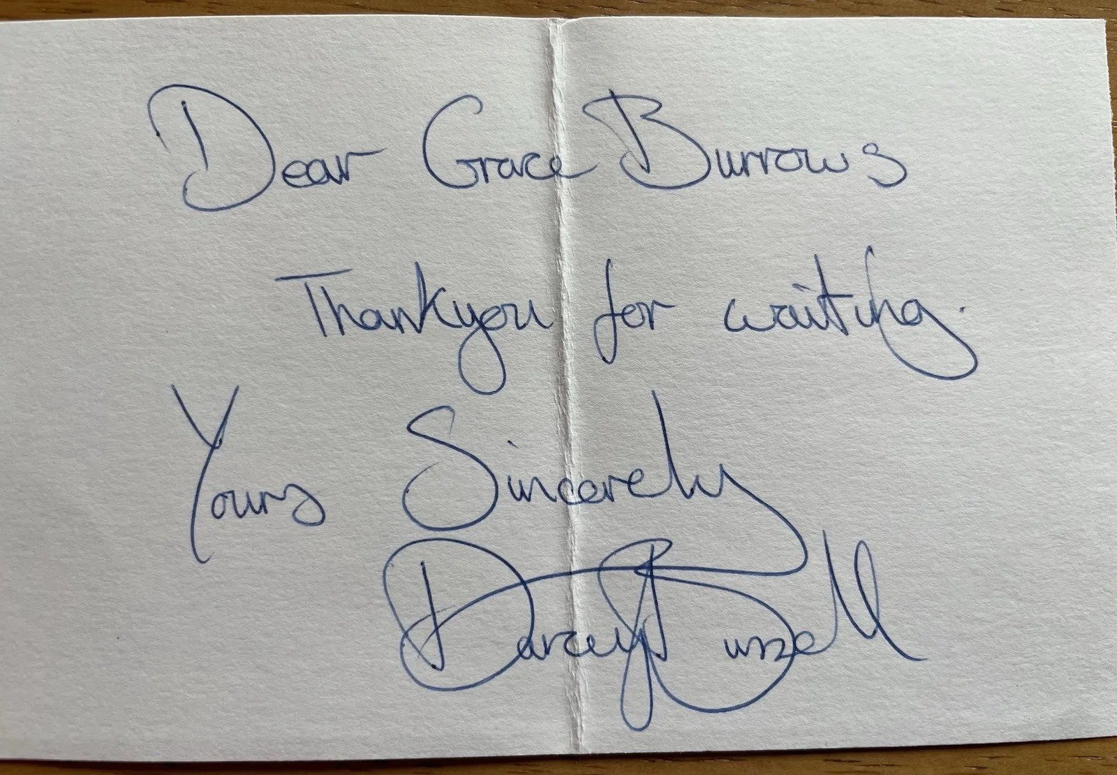 British Ballerina & TV Personality Darcey Bussell Autograph, изображение 3