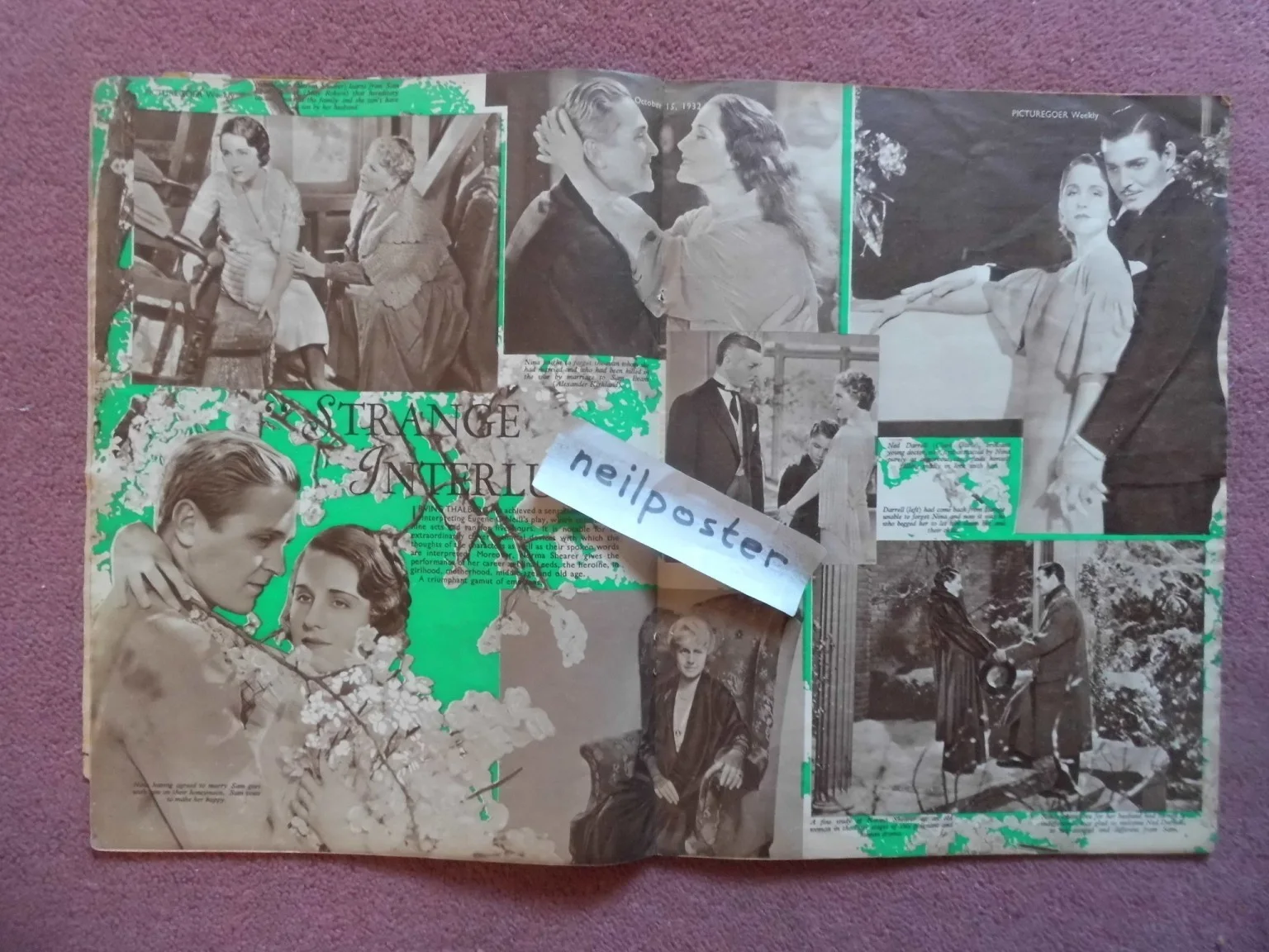 PICTUREGOER (1932) UK mag NORA GREGOR, HAROLD LLOYD, JOHN BARRYMORE, изображение 3
