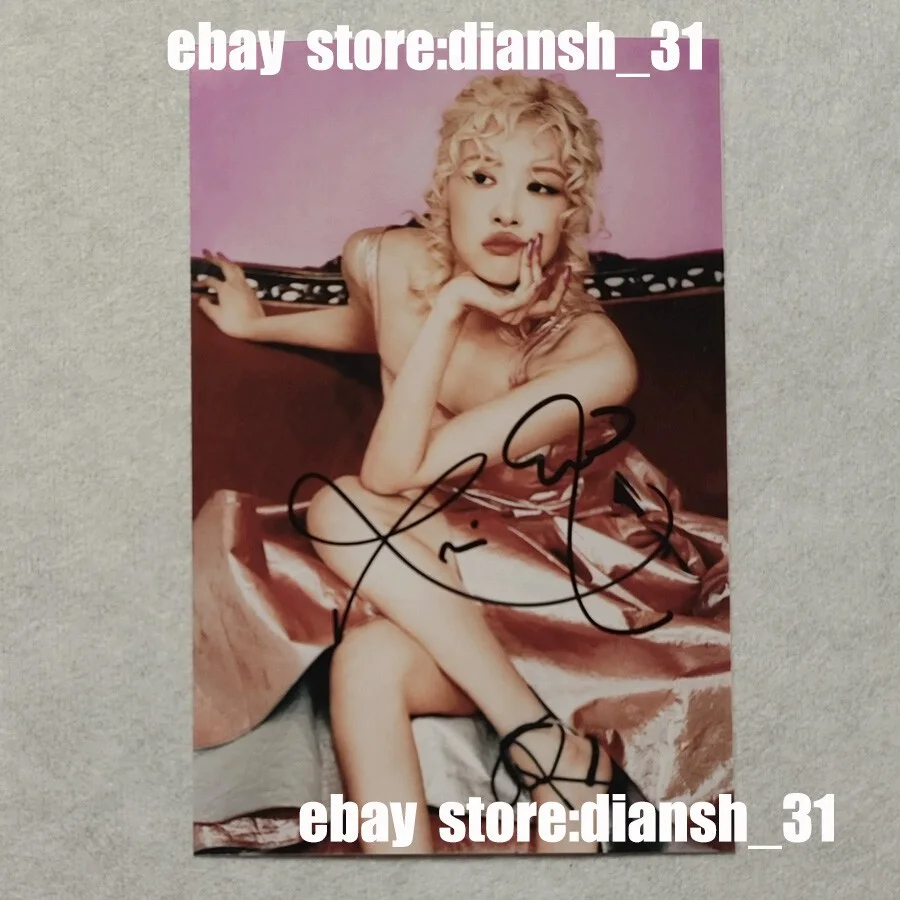 Roise — Blackpink Rose Roise [number one girl] Autographed Hand Signed Photo 4*6 NEW, изображение 5
