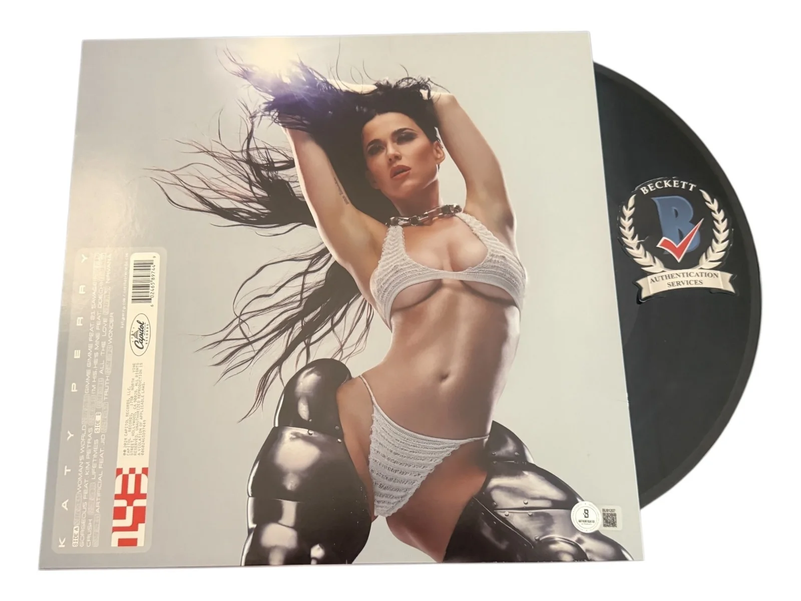KATY PERRY SIGNED AUTOGRAPH 143 LP VINYL ALBUM BAS BECKETT, изображение 2