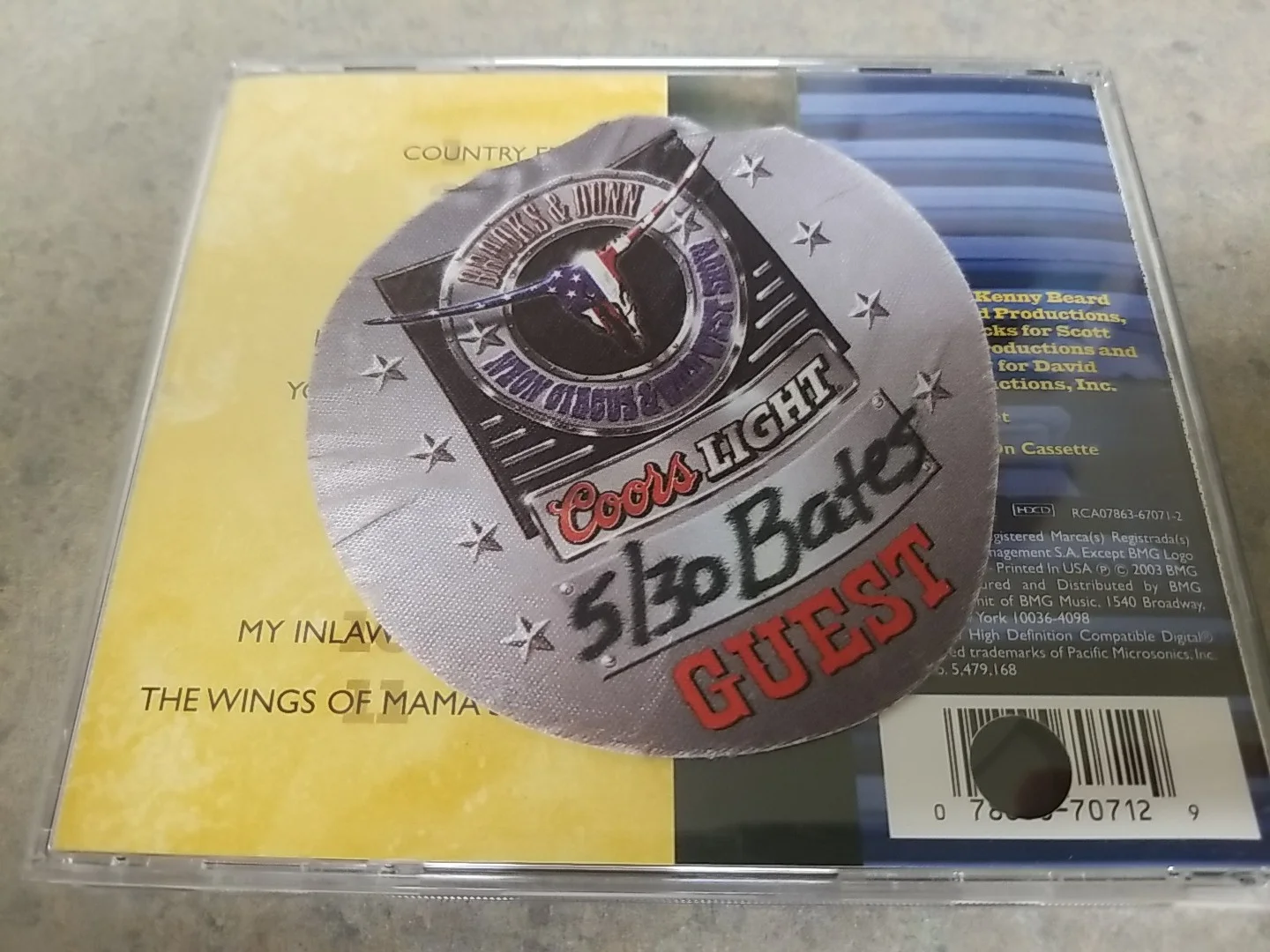 jeff bates cd Signed Booklet, image 3