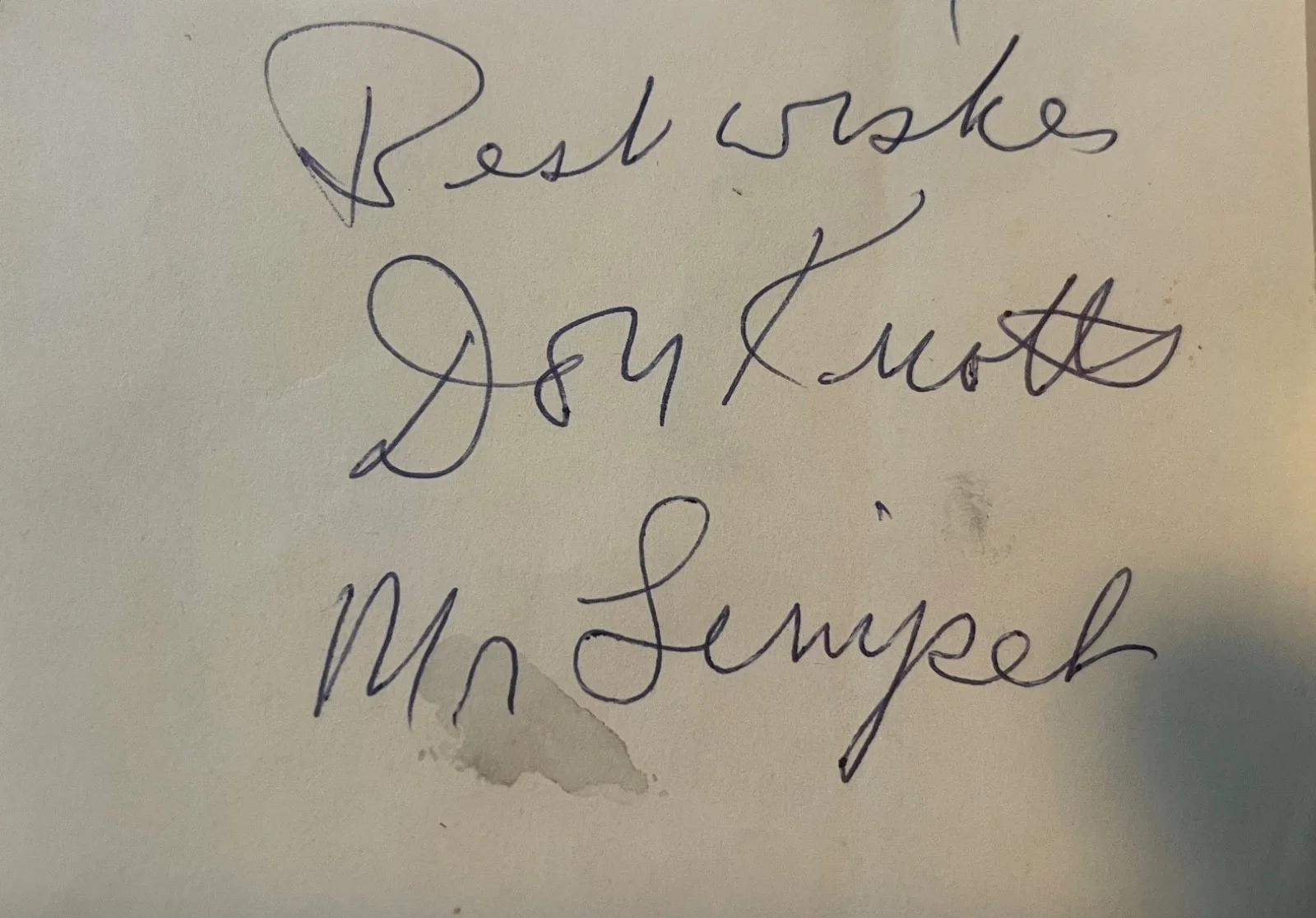 DON KNOTS — DON KNOTS signed THE INCREDIBLE Mr limpet (RARE Inscription), изображение 2
