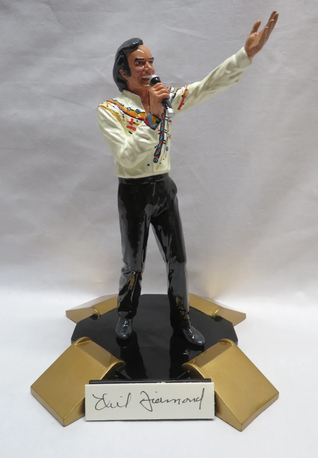 NEIL DIAMOND, Signed Artist Proof Gartlan Figurine (COA Ltd 250), New Old Stock, image 3