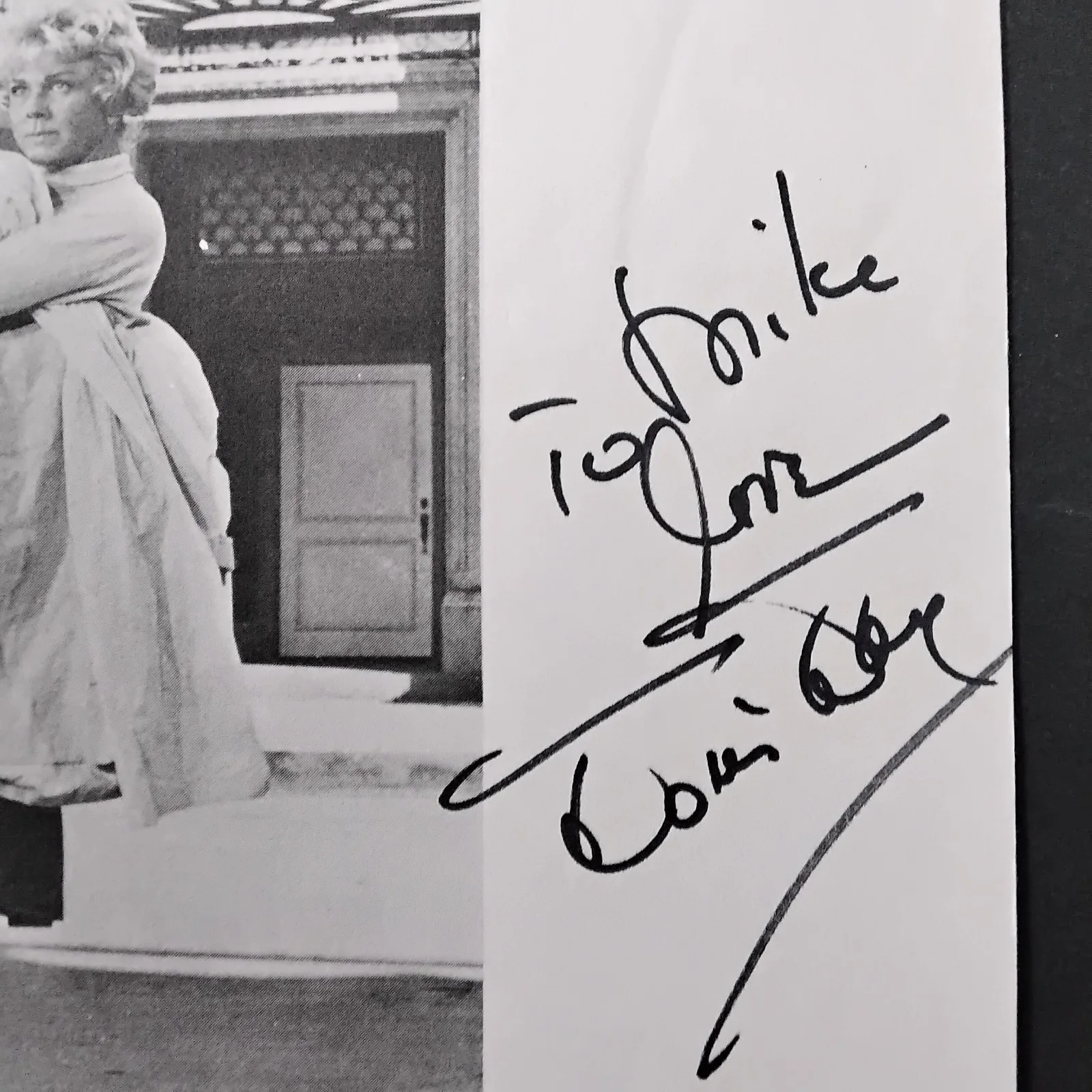 Doris Day SIGNED Book Page Movie TV Actress Pillow Talk Rock Love Calamity Jane, image 4