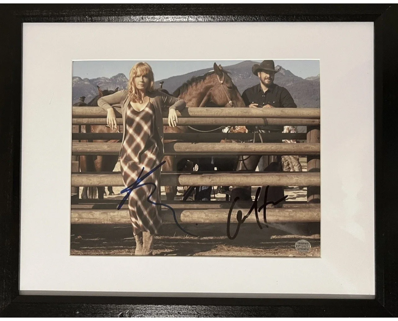 Yellowstone Beth & Rip Kelly Reilly & Cole Hauser Signed Photo With COA Dutton, изображение 2