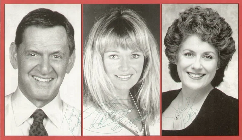 Judy Kaye, Tony Randall, Valerie Perrine — THE MAN WHO CAME TO DINNER PLAY CAST - PROGRAM SIGNED WITH CO-SIGNERS, image 2