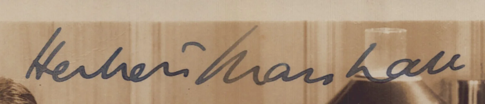 Herbert Marshall — HERBERT MARSHALL - AUTOGRAPHED SIGNED PHOTOGRAPH, image 2