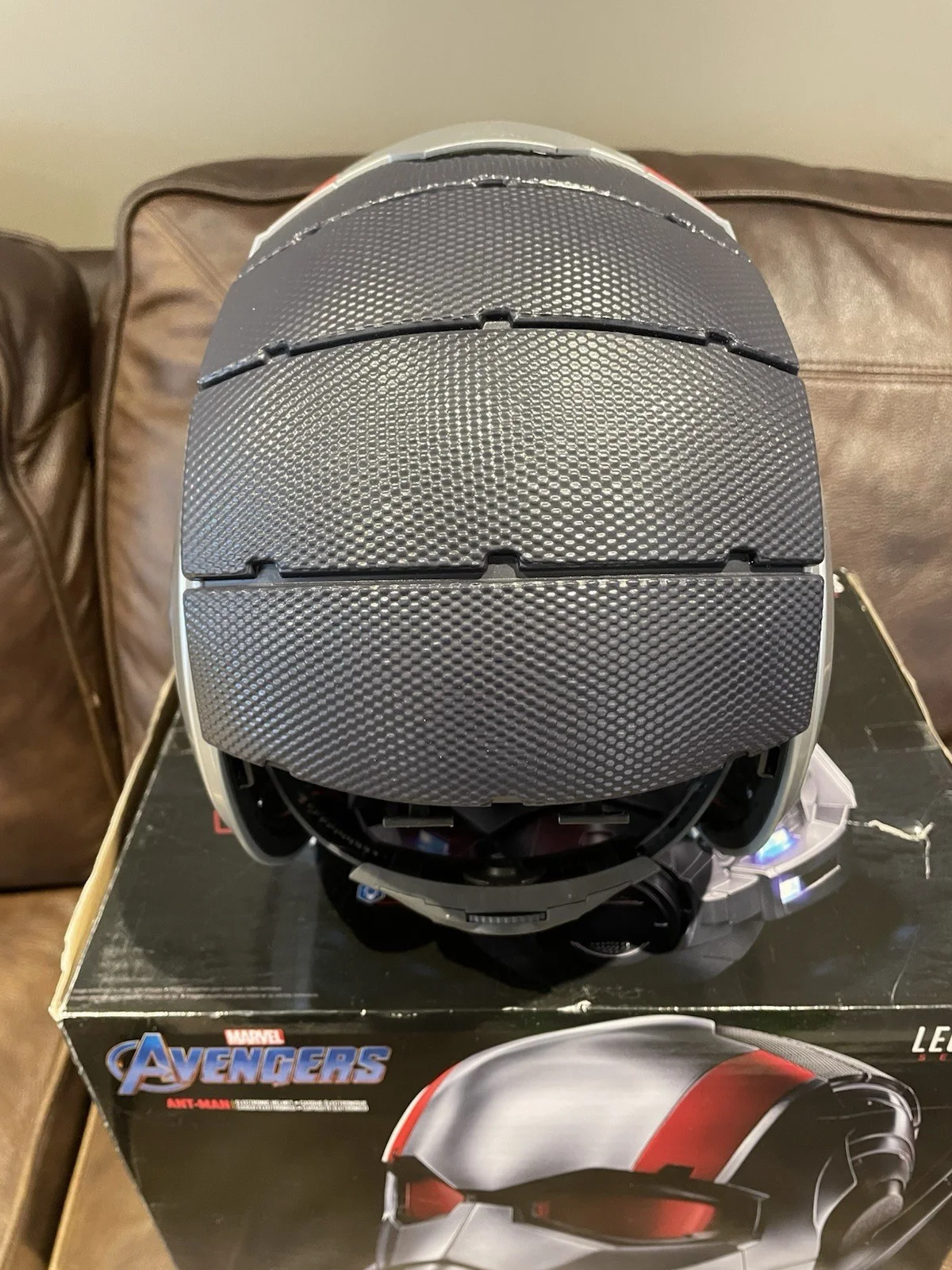PAUL RUDD SIGNED ANTMAN HELMET MARVEL LEGENDS SCOTT LANG AUTO BECKETT BAS COA, image 5