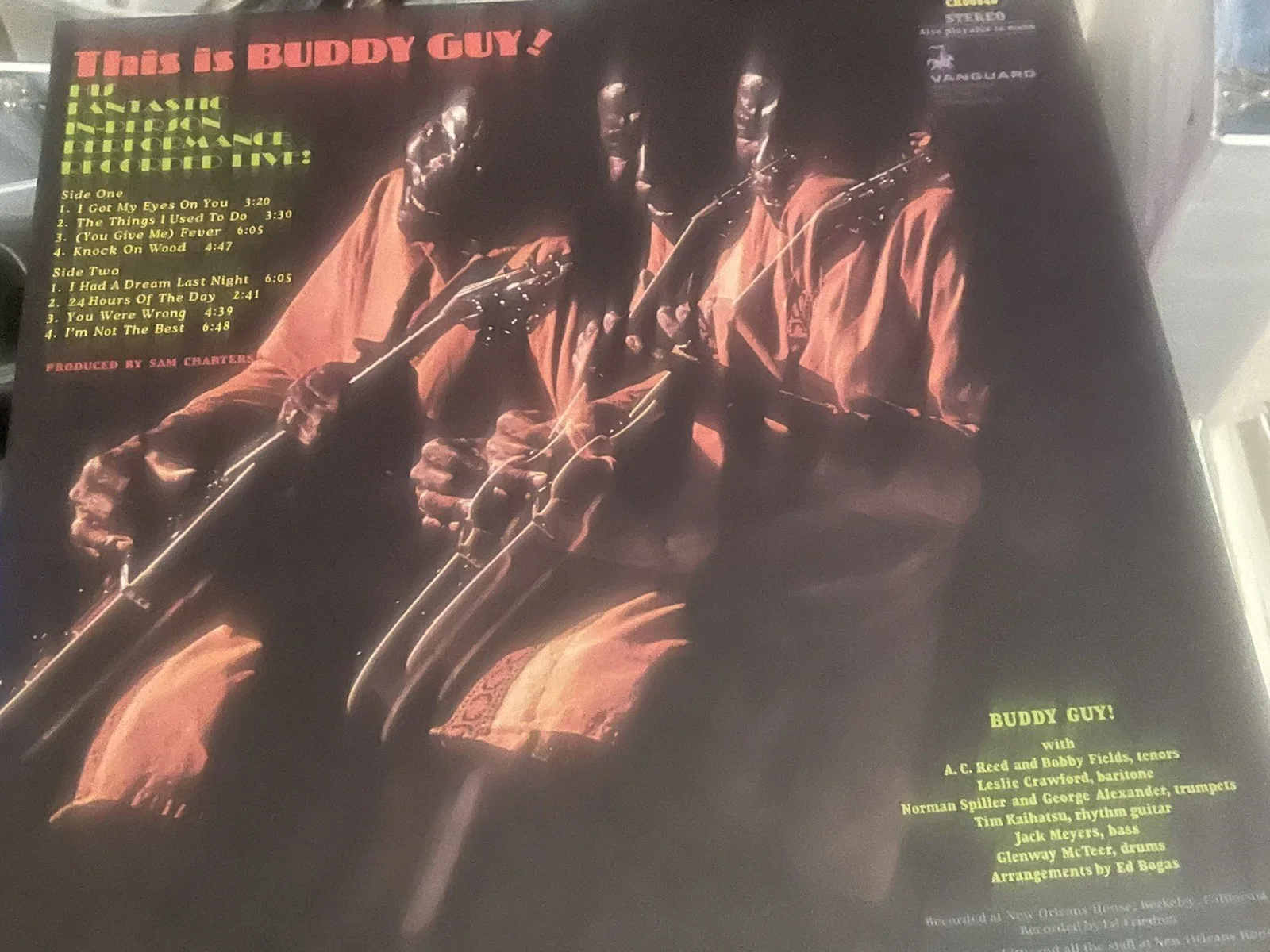 Buddy Guy Rare This Is Buddy Guy Live ￼Signed ￼Album, image 3